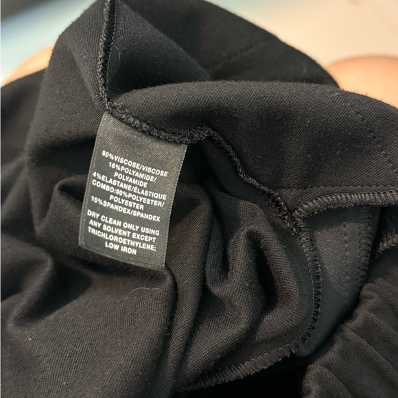 Lafayette 148 Pants Womens Black Pull On Pants Size XL Elastic Waist - Picture 4 of 4